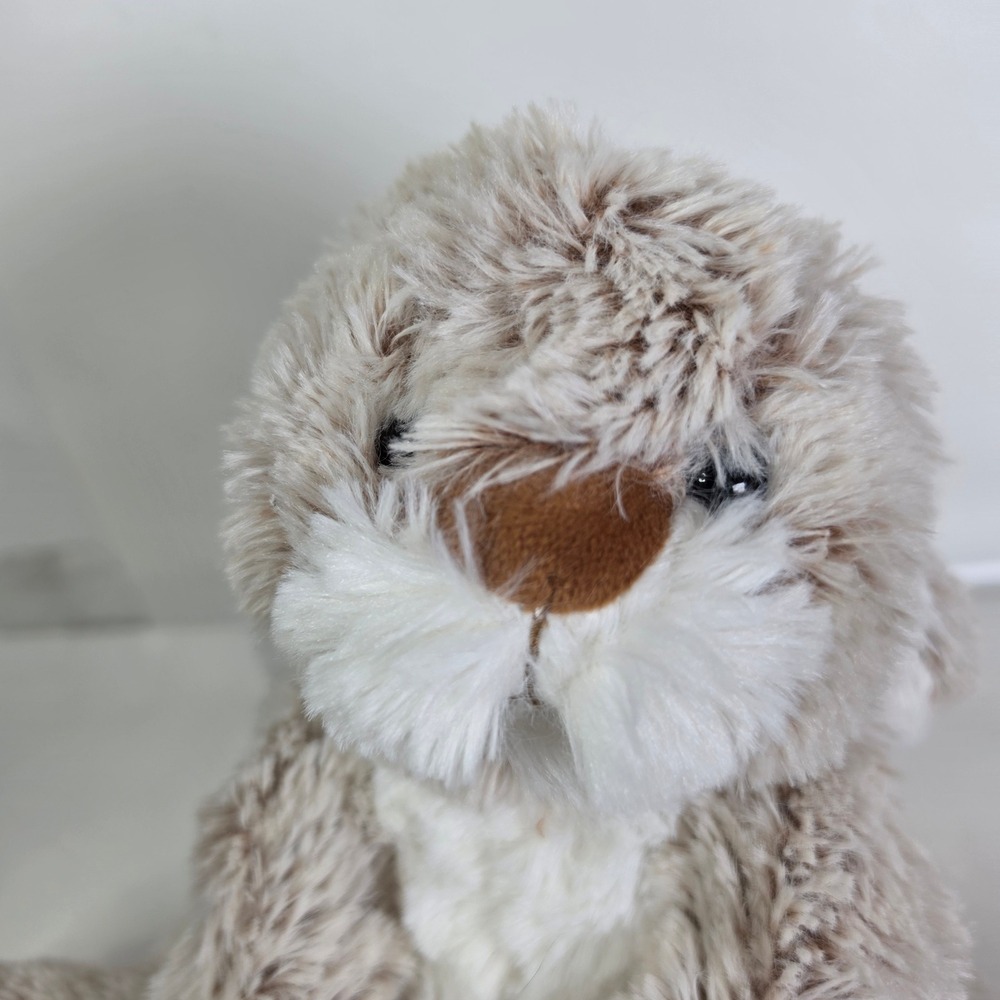 Melissa & Doug Burrow Bunny Rabbit Plush Stuffed Animal Tan Brown White 9" 7674 - Picture 5 of 7